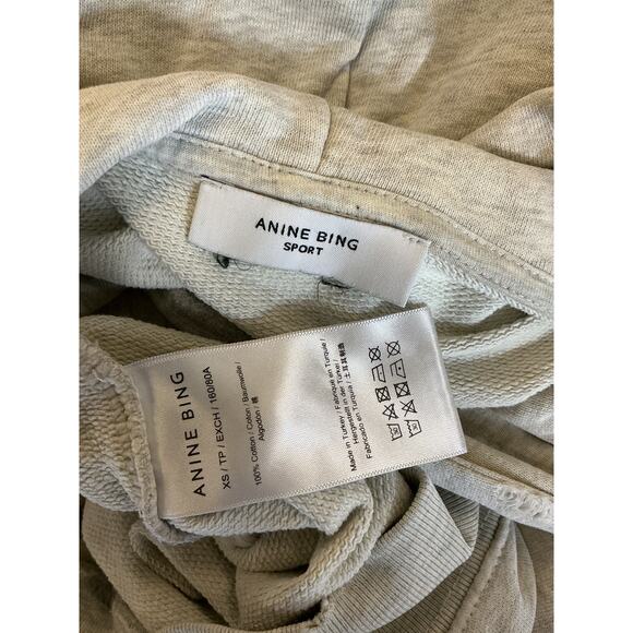 Anine Bing 'Harvey' Grey Sweatshirt Size XS - Picture 4 of 4